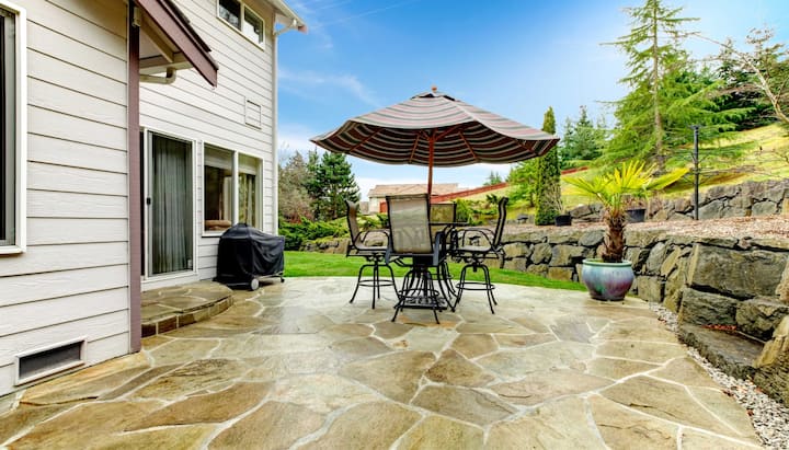 Beautifully Textured and Patterned Concrete Patios in Lexington, Kentucky